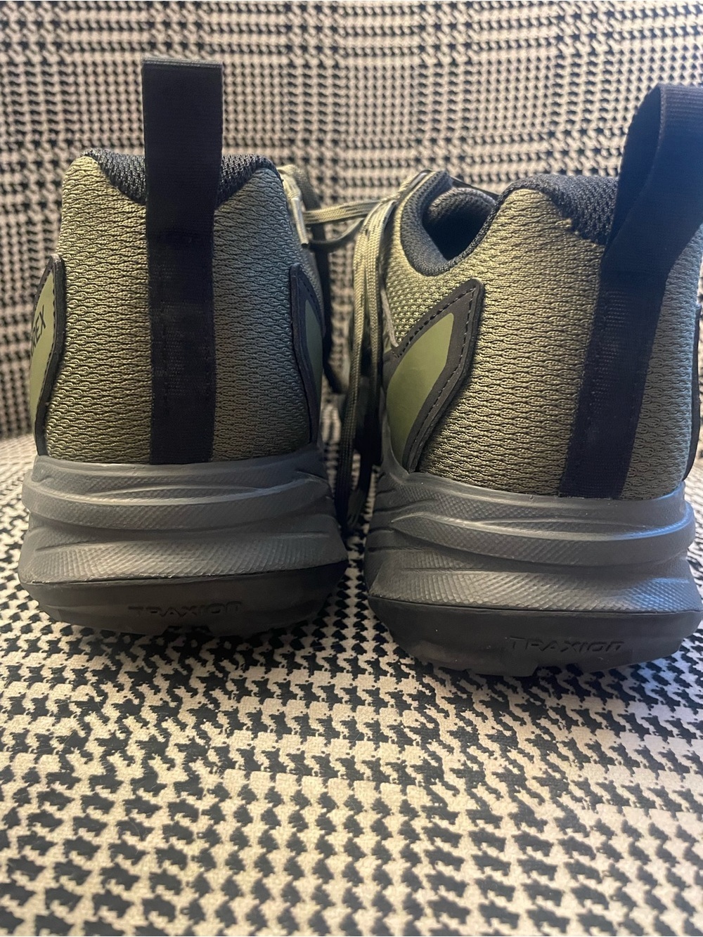 adidas Terrex Men's Olive/Black Trail Sneakers - Picture 4 of 8